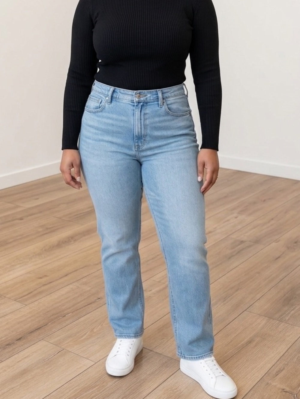 Abercrombie & Fitch Curve Love 90s Slim Straight Ultra High Rise Jeans 33/16S